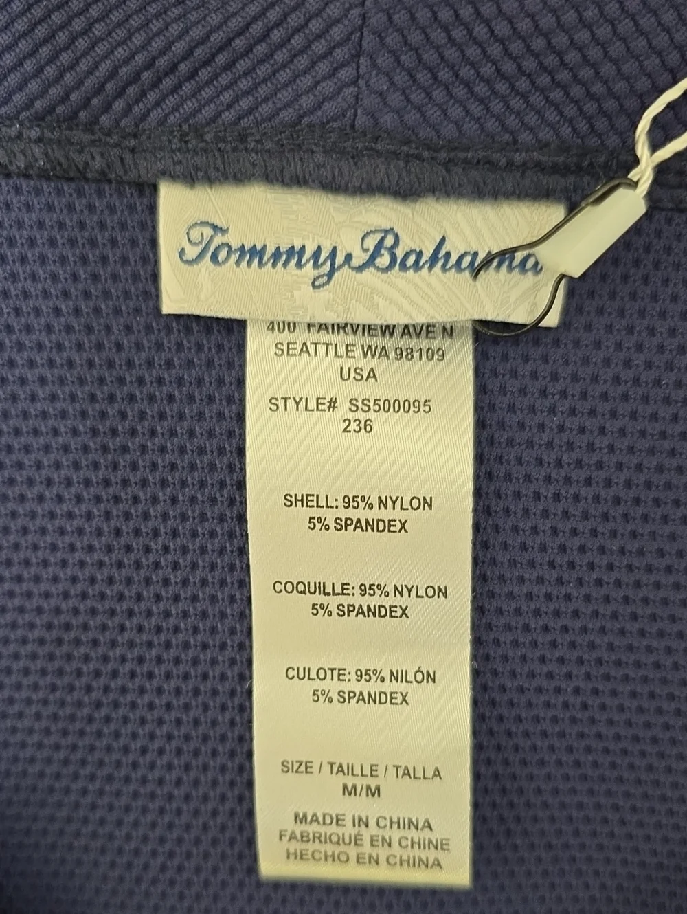 Tommy Bahama -Navy Dress- Size M - Picture 2 of 5